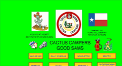 Desktop Screenshot of cactuscampers.texasgoodsam.com
