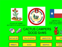 Tablet Screenshot of cactuscampers.texasgoodsam.com